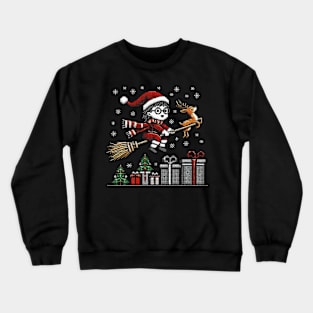 Baby Santa at Christmas vacation Crewneck Sweatshirt